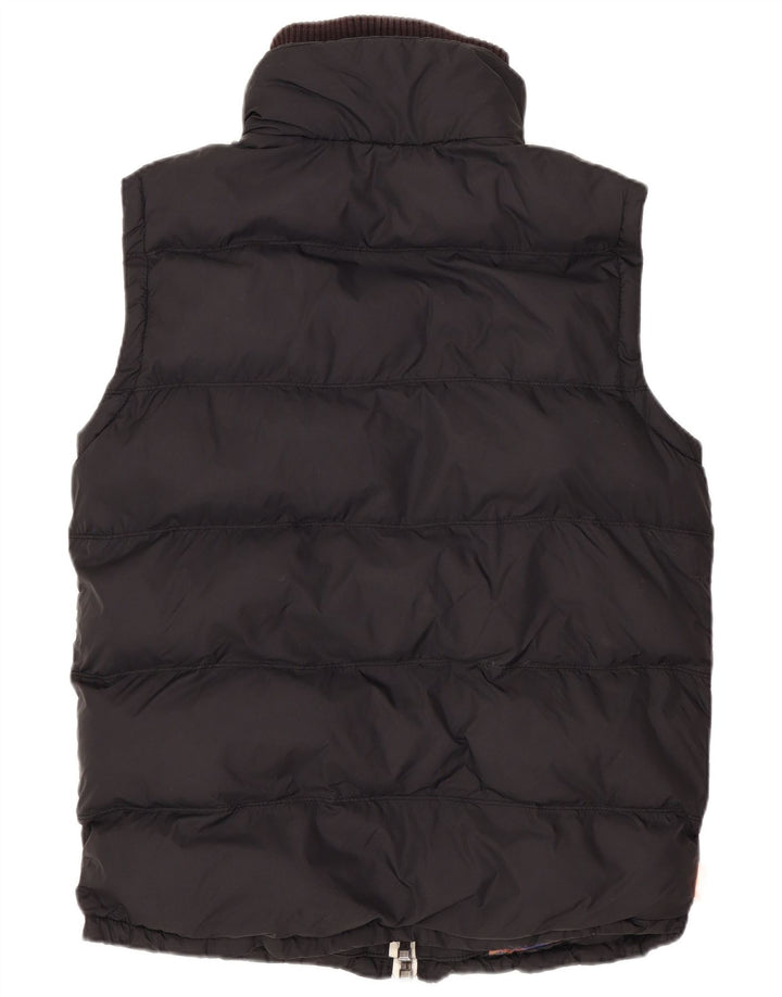 Superdry Herre Oversized Polstret Gilet UK 10 Small Black Nylon