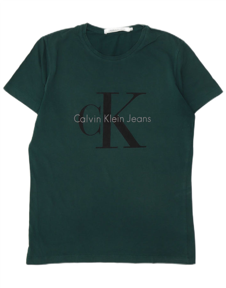 CALVIN KLEIN JEANS Grafisk T-shirt herre Top Medium Grøn