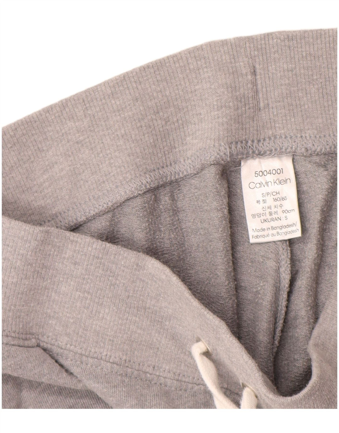 Calvin Klein Dame grafisk træningsdragt Bukser Joggers UK 10 Small Grey