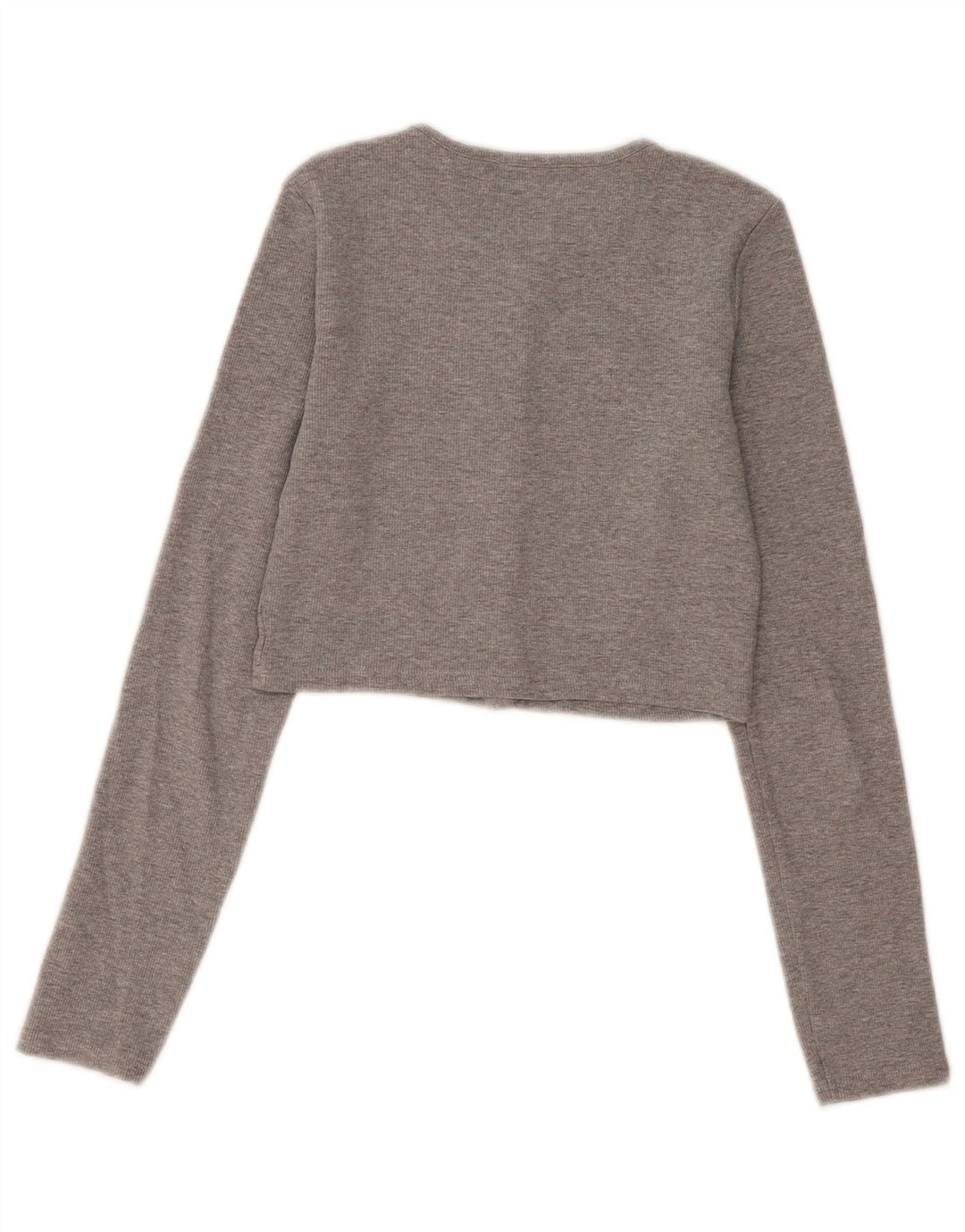 Zara Womens Crop Top UK 8 Small Grå
