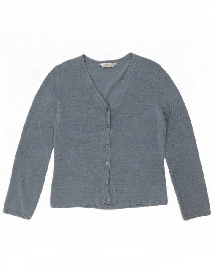 Marks & Spencer Dame St. Michael Cardigan Sweater UK 12 Medium Blue