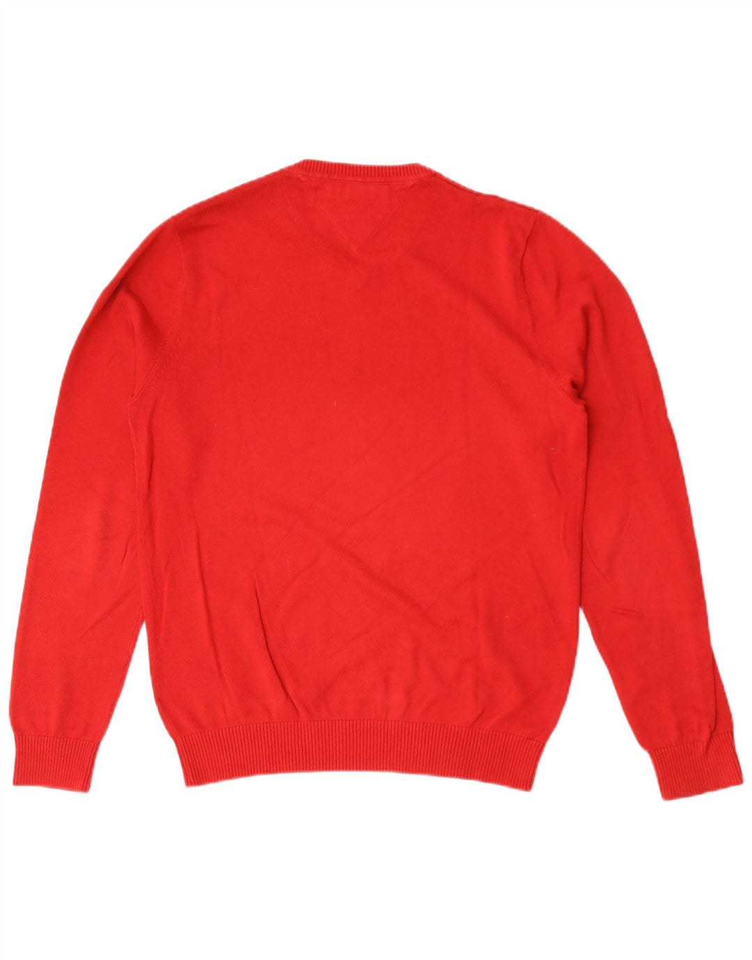 Tommy Hilfiger Herre V-hals sweater lille rød bomuld