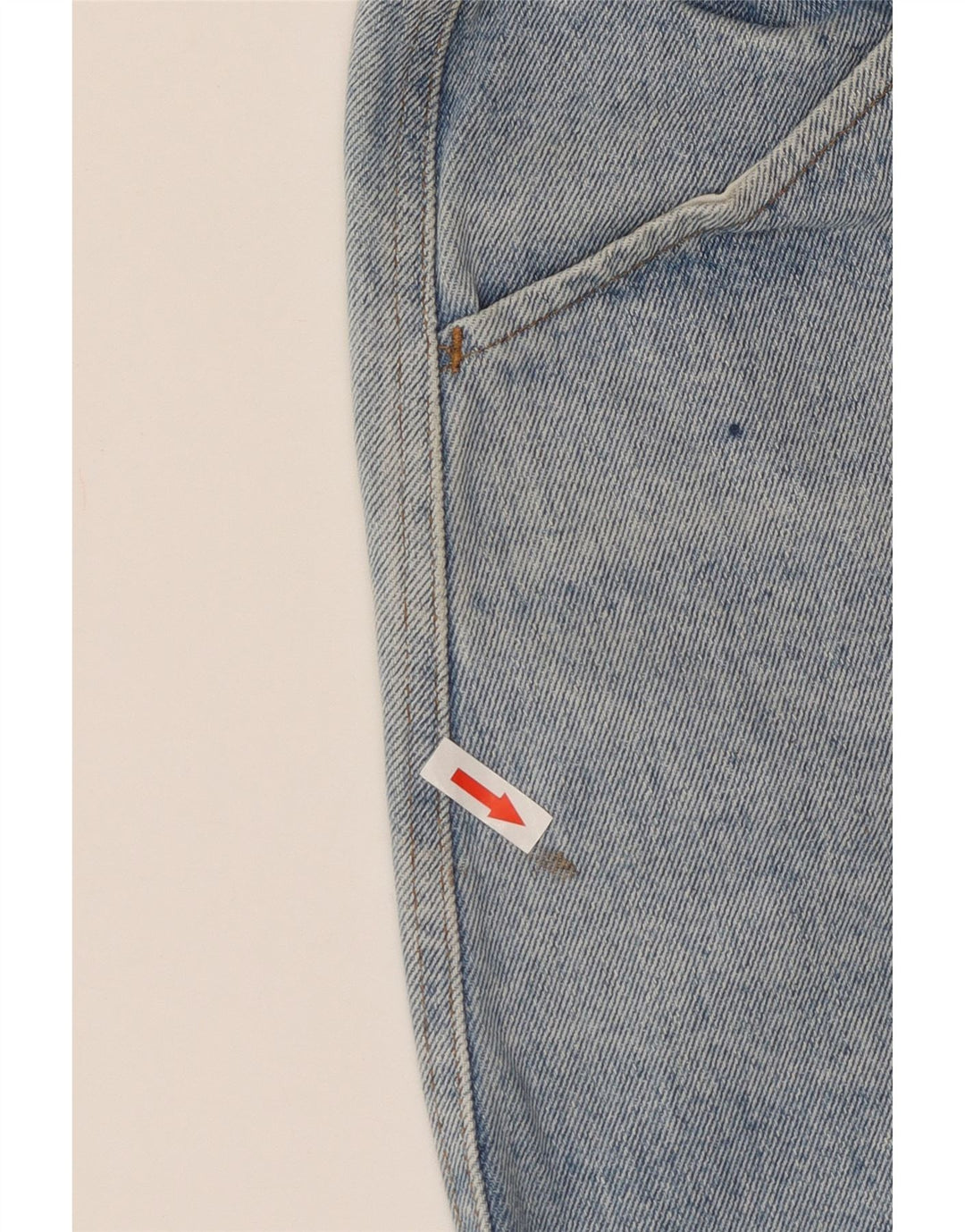 Vintage denimshorts til kvinder med høj talje W24 XS blå