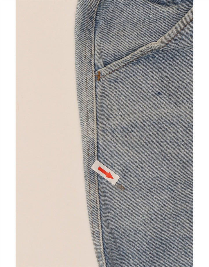 Vintage denimshorts til kvinder med høj talje W24 XS blå