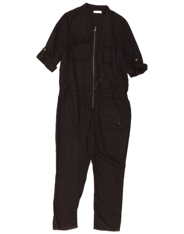 LAB DIP Dame Jumpsuit med 3/4 ærmer EU 38 Medium Sort Tencel