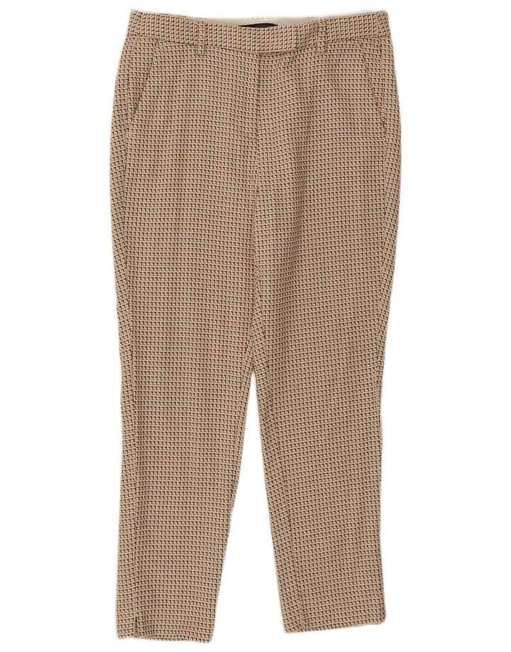Marks & Spencer Kvinder abstrakt mønster cropped bukser UK 12 Medium W30 L