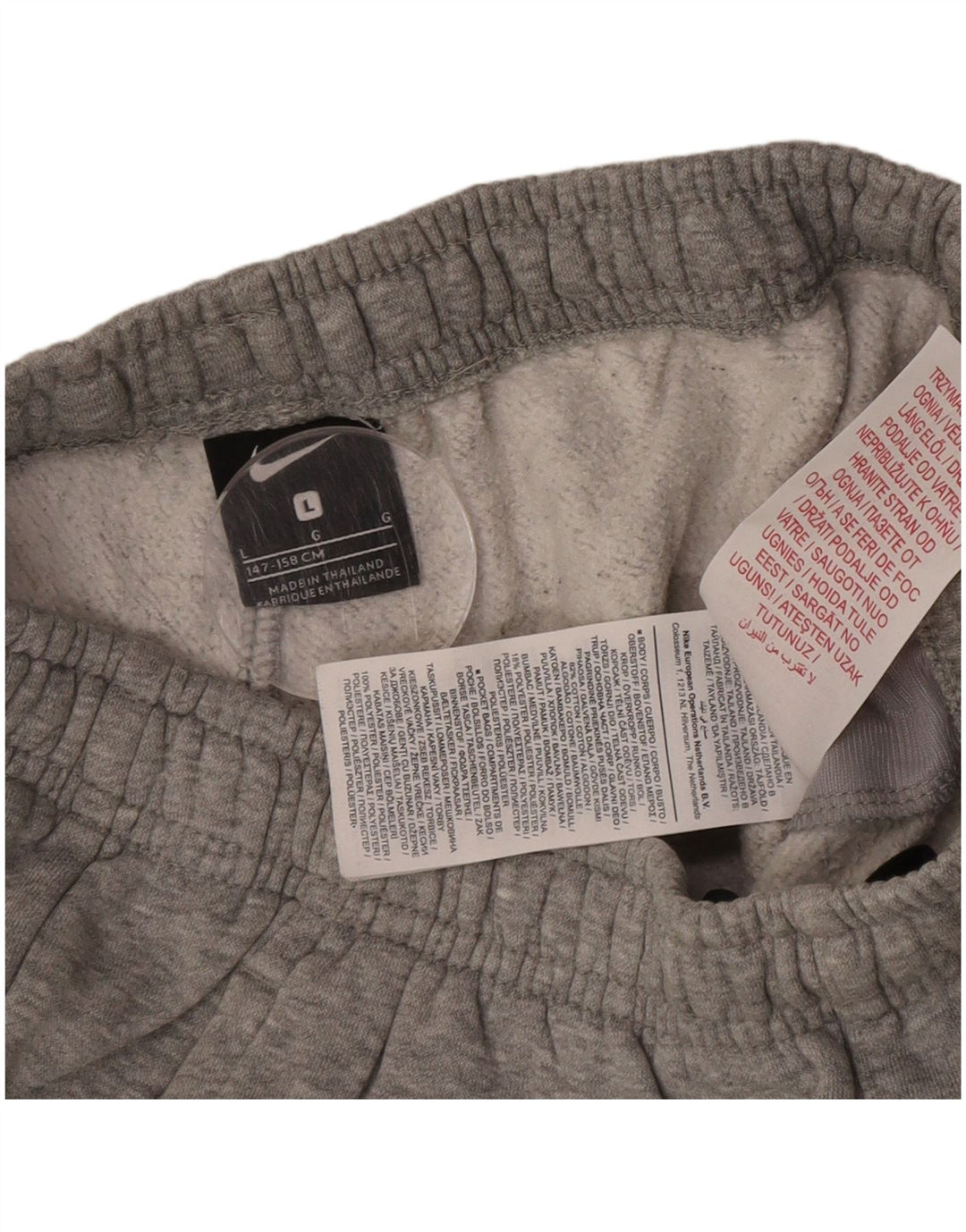 Nike drenge sportsshorts 12-13 år store grå bomuld