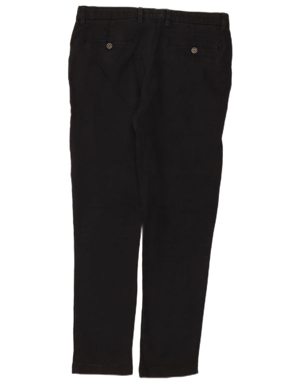 Marks & Spencer Herre Autograph Slim Chino Bukser W32 L31 Marineblå Bomuld