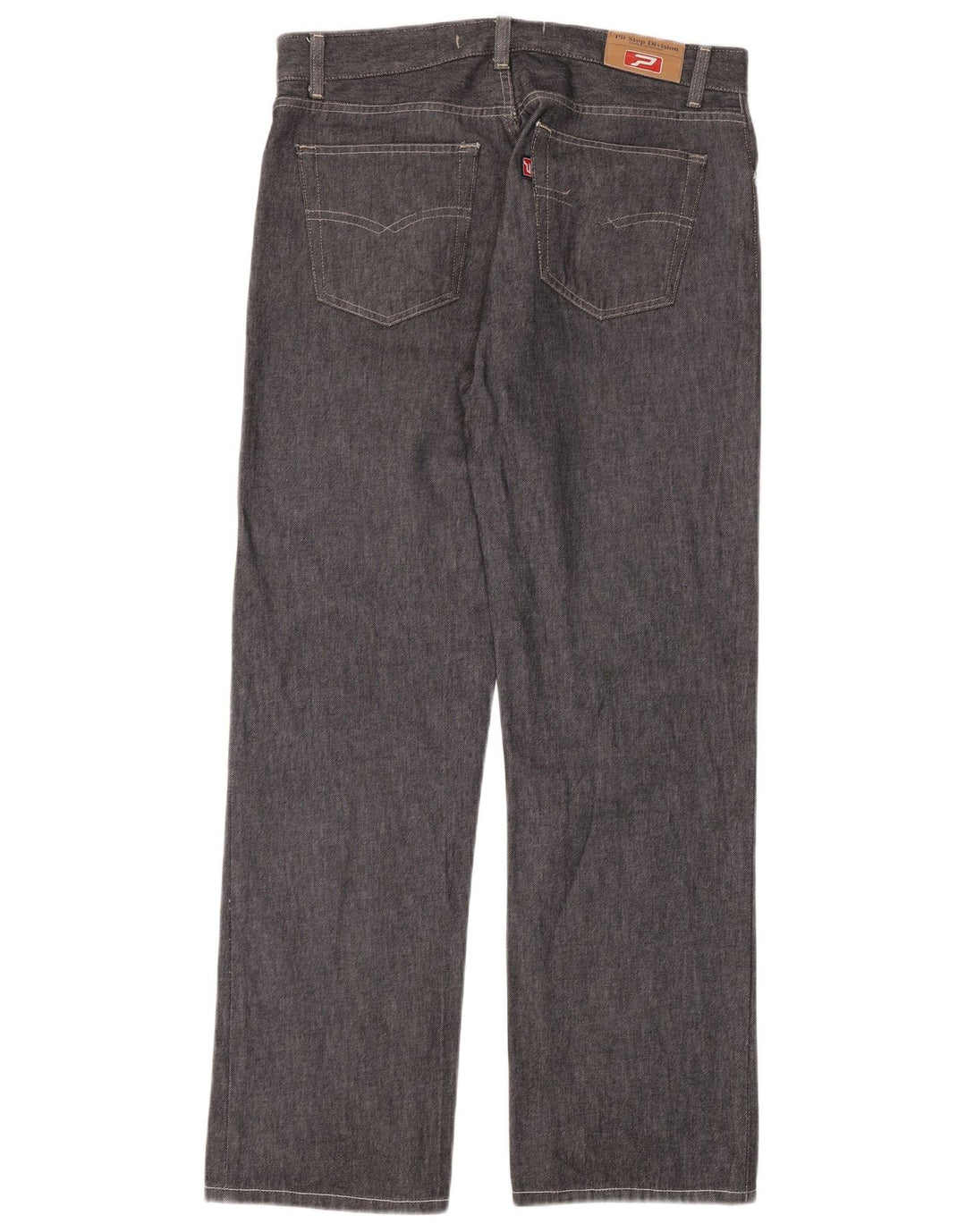 Pit Stop Herre Straight Jeans W34 L32 Grå