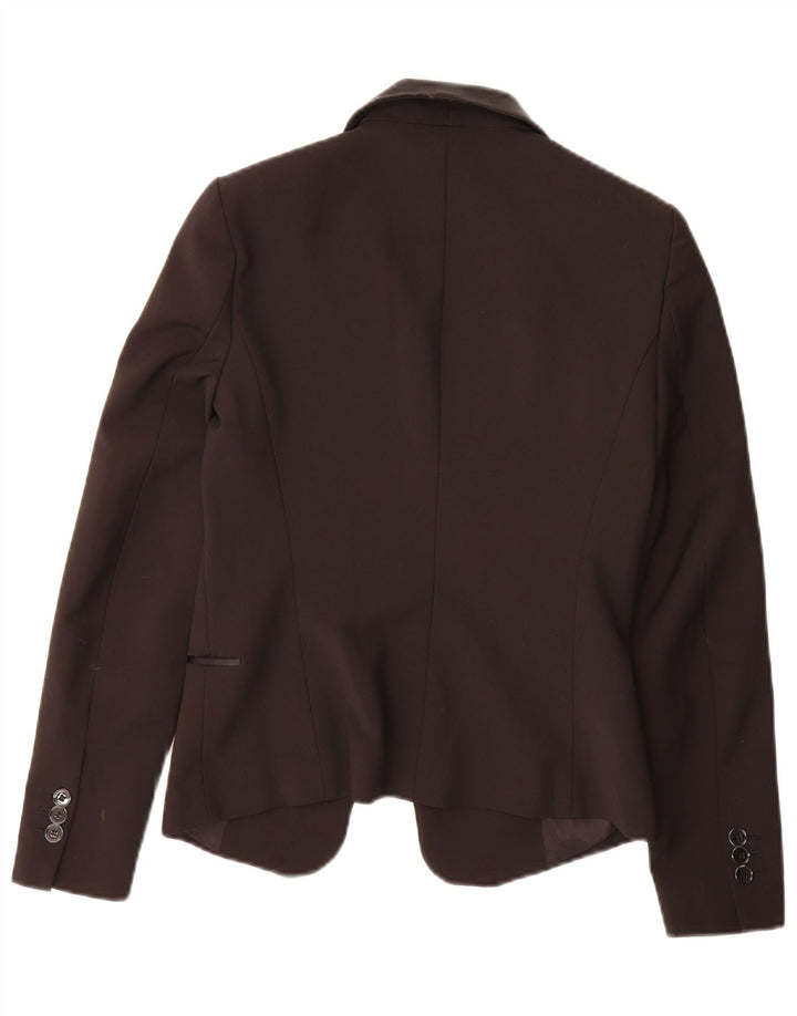 Zara Dame Blazer Jacket UK 6 XS Sort