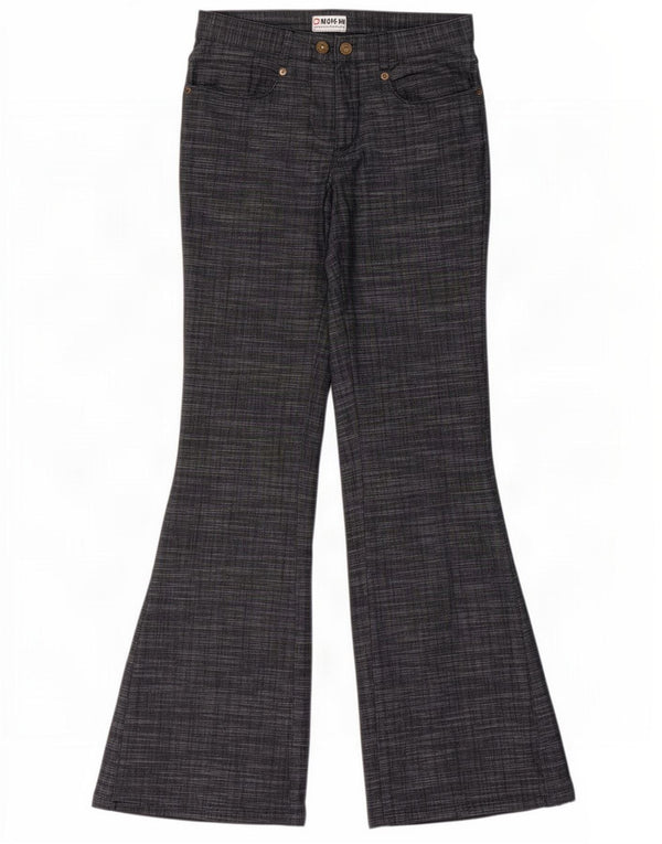 Morgan Dame Flare Casual Bukser EU 38 Medium W28 L32 Marineblå Flecked