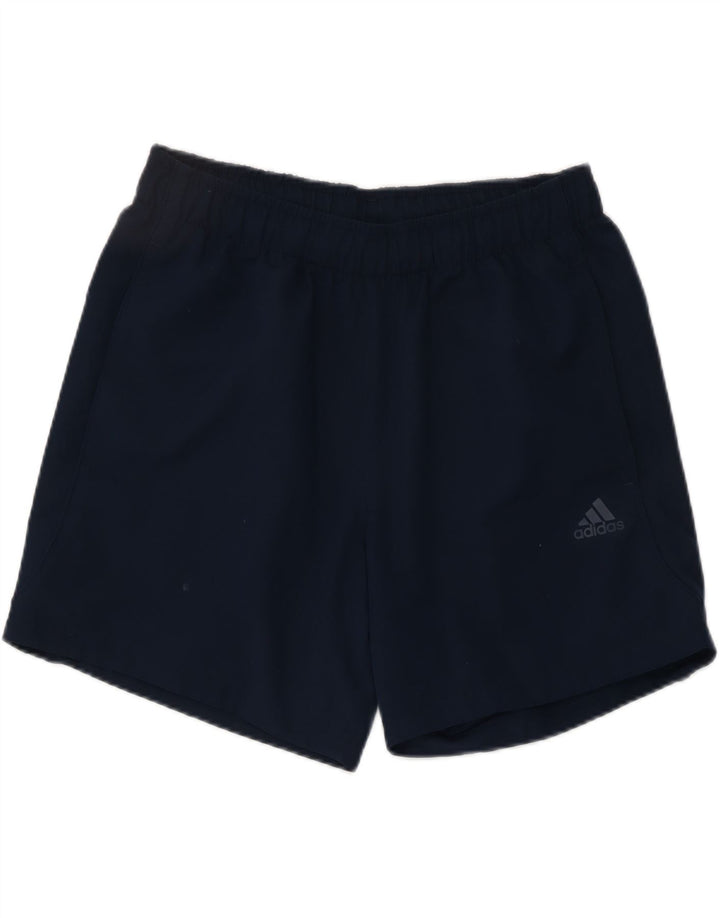 ADIDAS Mens Climalite Sport Shorts Medium Navy Blue Polyester Vintage Adidas and Second-Hand Adidas from Messina Hembry 