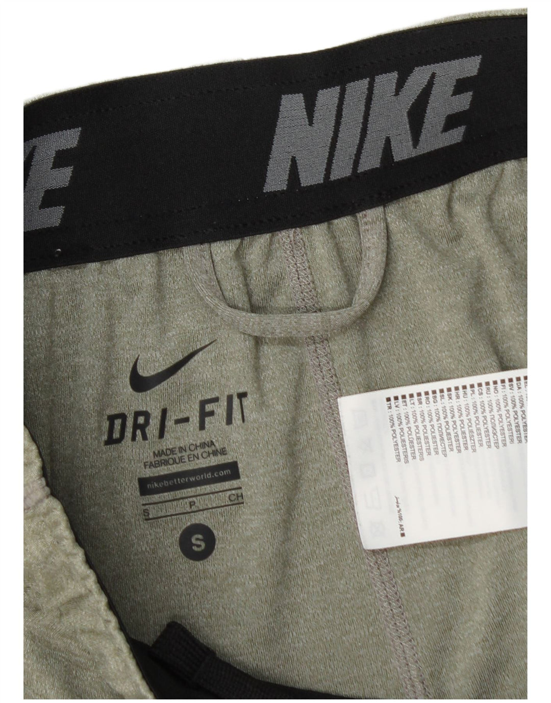 Nike Herre Dri Fit sportsshorts Små grøn polyester