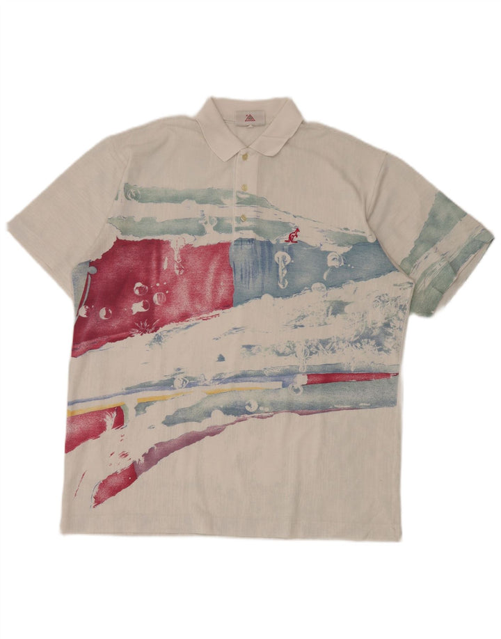 AUSTRALIAN L'ALPINA Poloshirt til mænd IT 40 Medium Off White