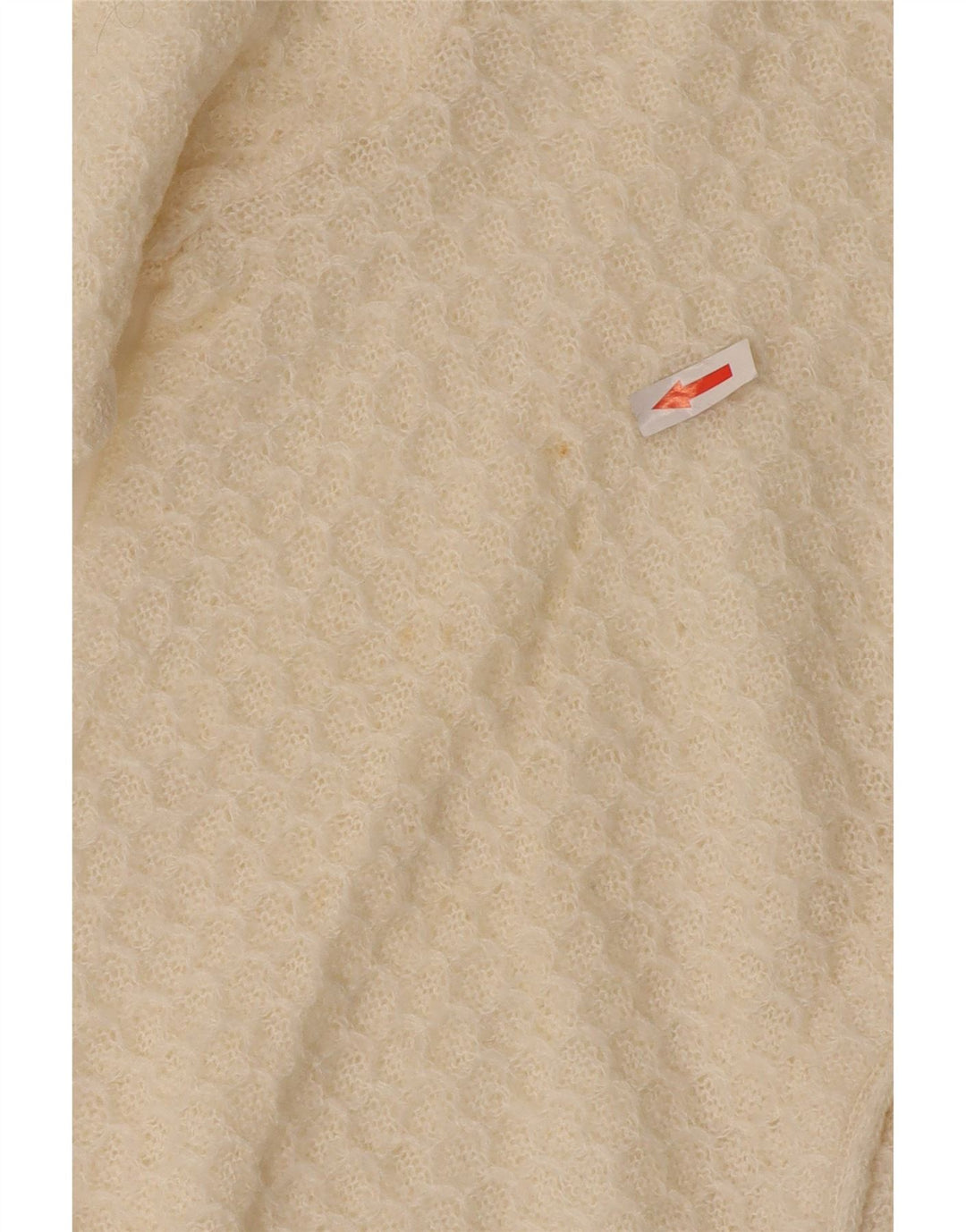 Vintage dame cardigan sweater UK 10 Small Off White