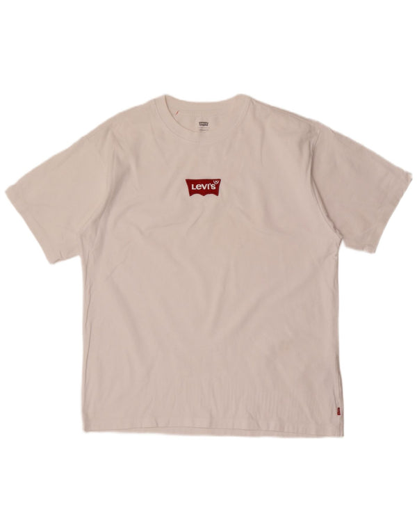Levi's Herre Vintage Fit T-shirt Top Medium White Bomuld