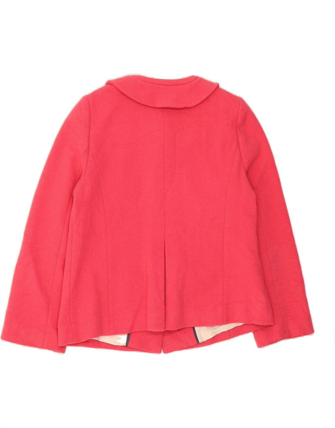 J. CREW Womens 4 Button Blazer Jacket UK 12 Medium Pink Wool Vintage J. Crew and Second-Hand J. Crew from Messina Hembry 