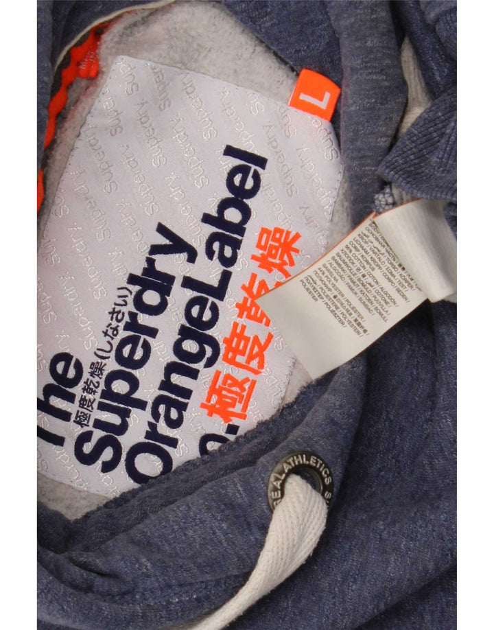 Superdry Hættetrøje til mænd Stor marineblå bomuld