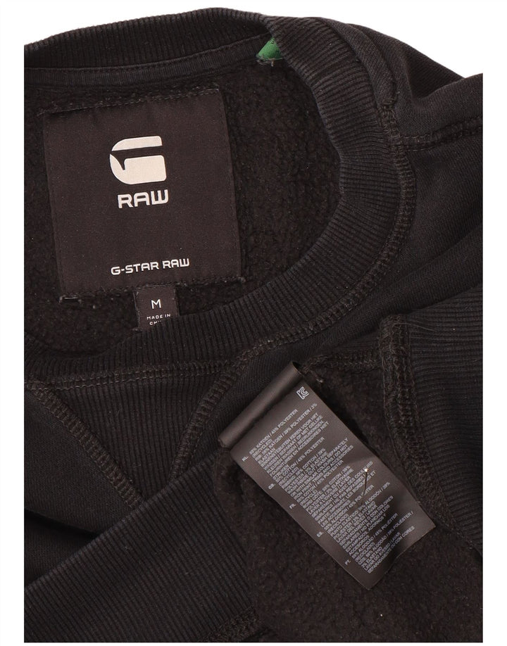 G-STAR Herre sweatshirt Jumper Medium Sort Bomuld