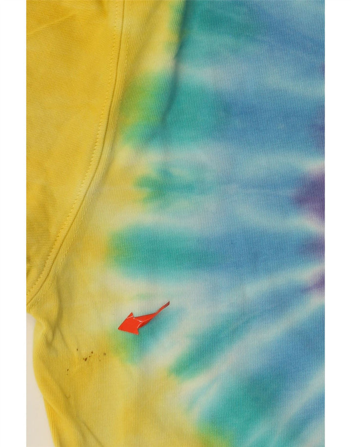 Nike Herre grafisk T-shirt Top Medium Flerfarvet Tie Dye Bomuld
