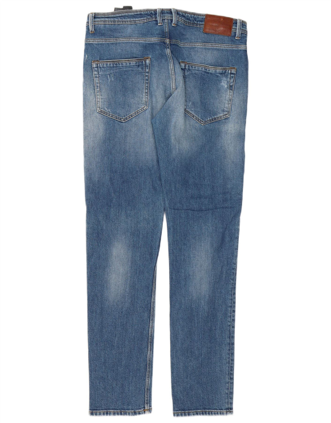 Zara Herre Slim Jeans EU 42 Large W32 L32 Blå