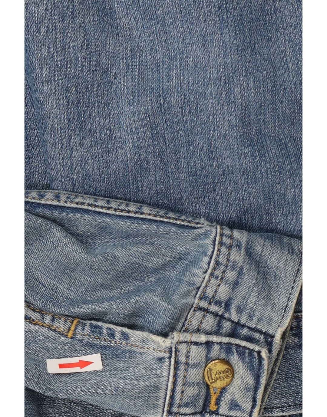Lee Herre Rider Denim Jacket UK 40 Large Blue Cotton