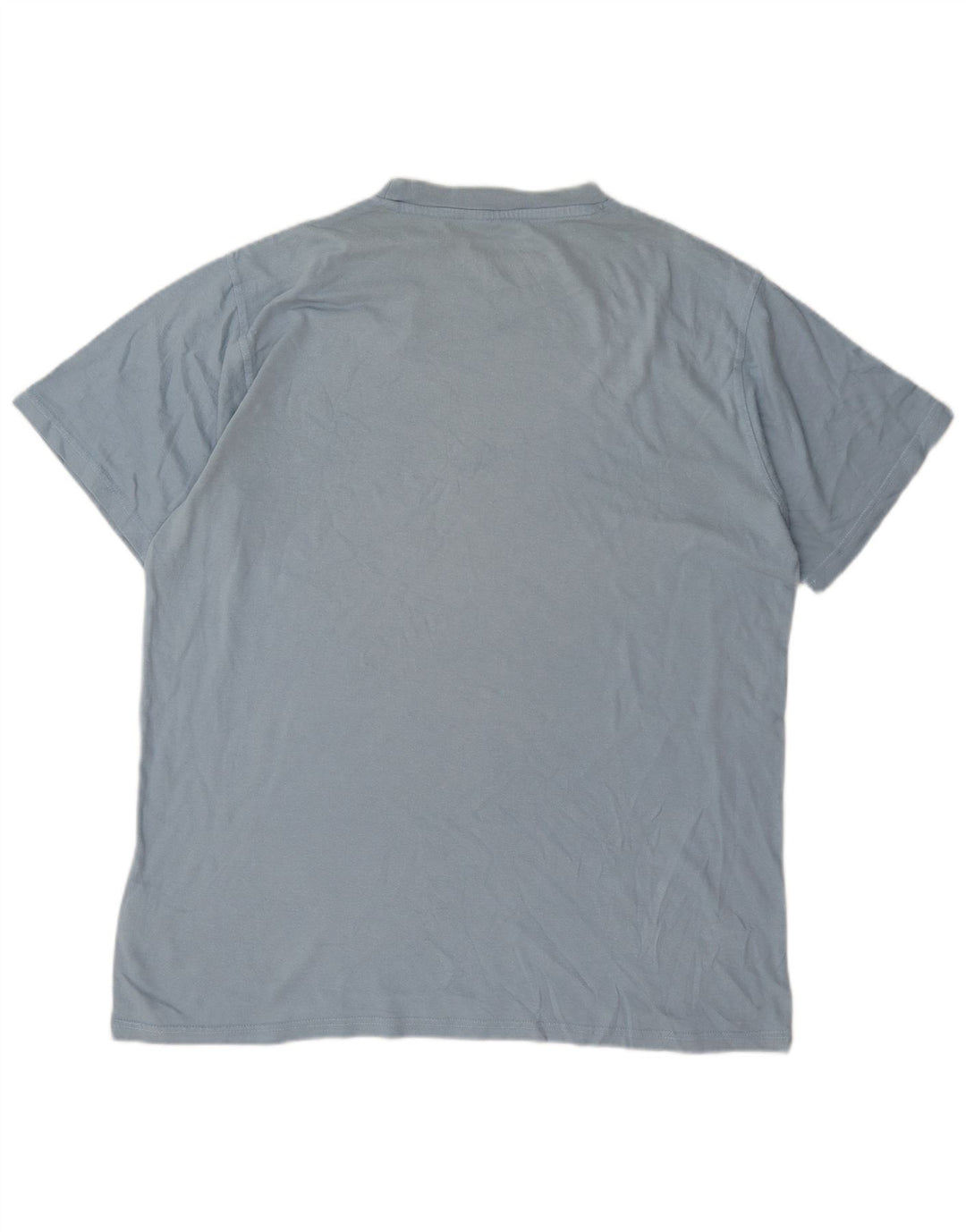 Weird Fish Herre Grafisk T-Shirt Top Stor Blå Bomuld
