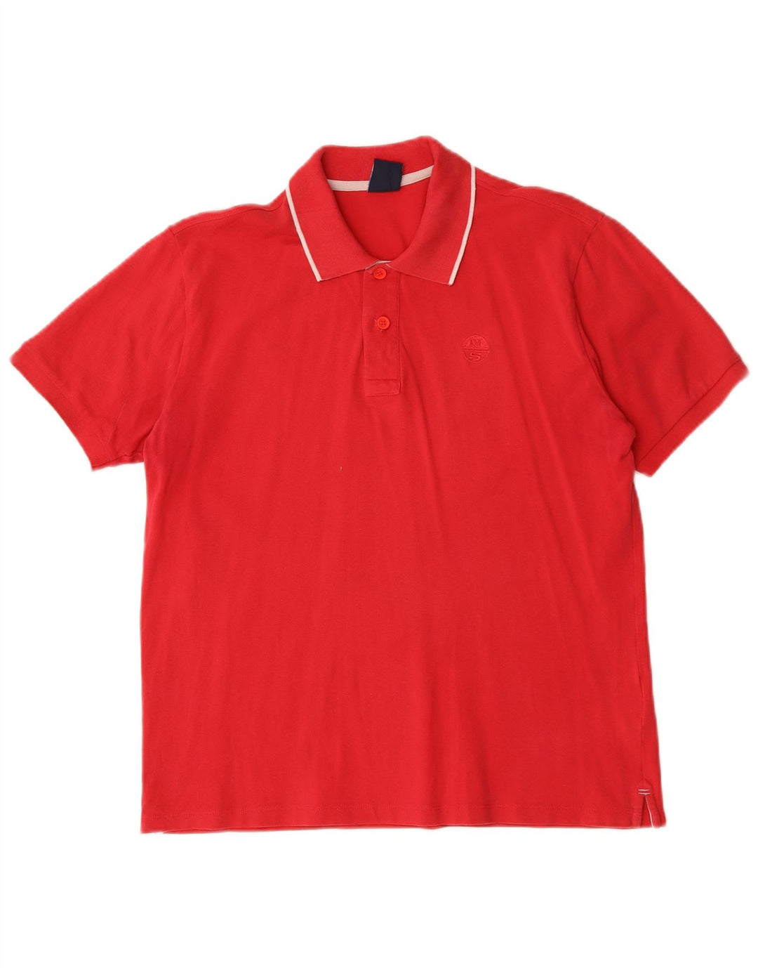 NORTH SAILS Poloshirt til mænd Medium Rød Bomuld