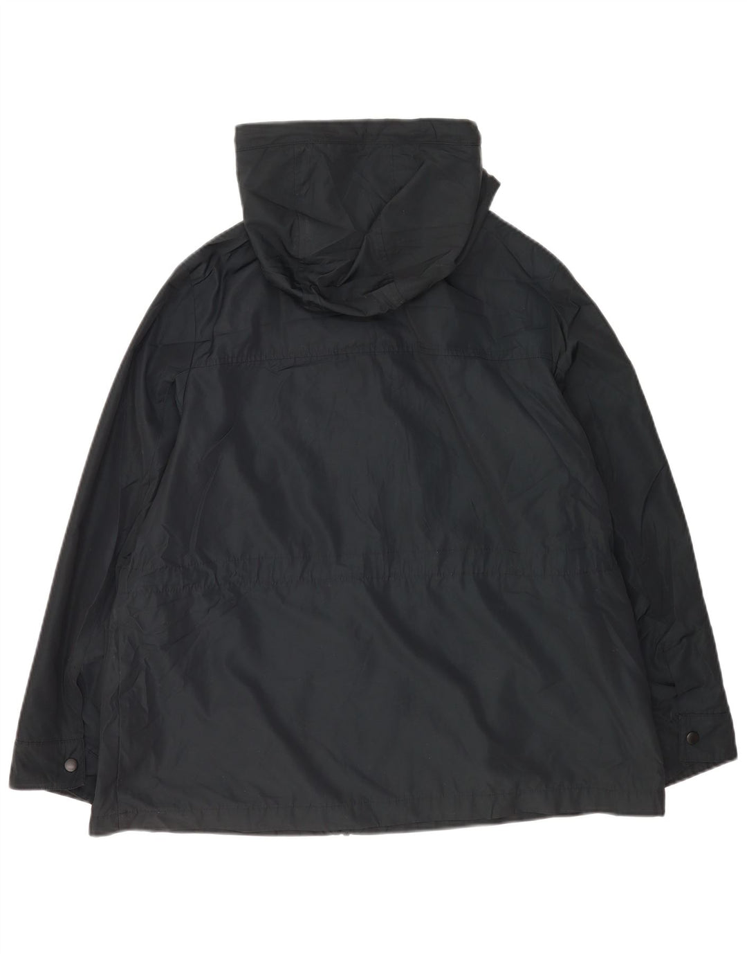 Marks & Spencer Dame Hætte Oversized regnjakke UK 18 XL Navy Blue