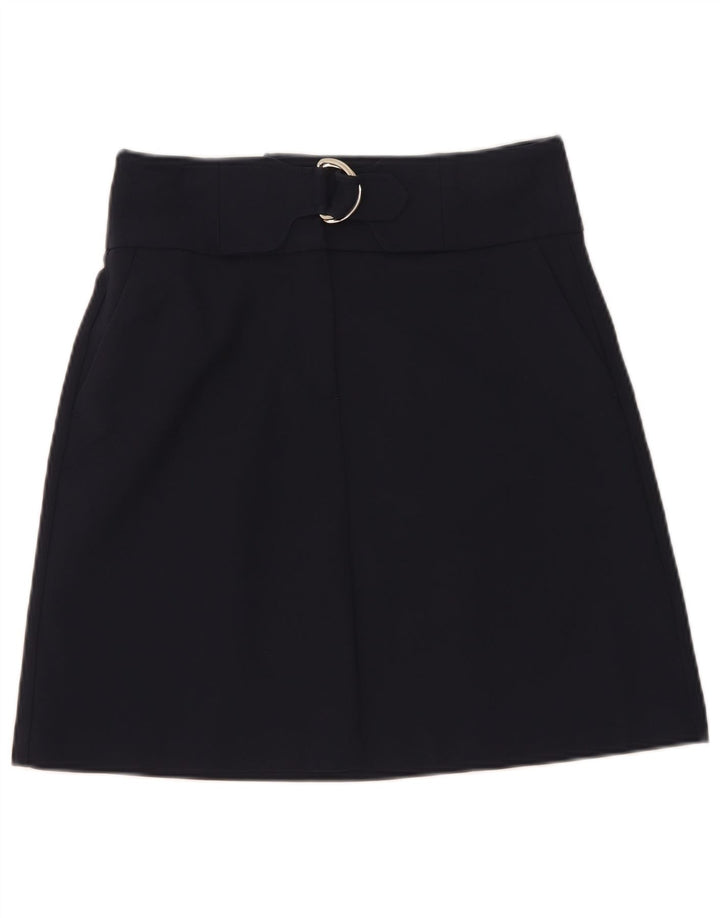 Marks & Spencer Dame-mininederdel UK 8 Small W28 Marineblå Bomuld