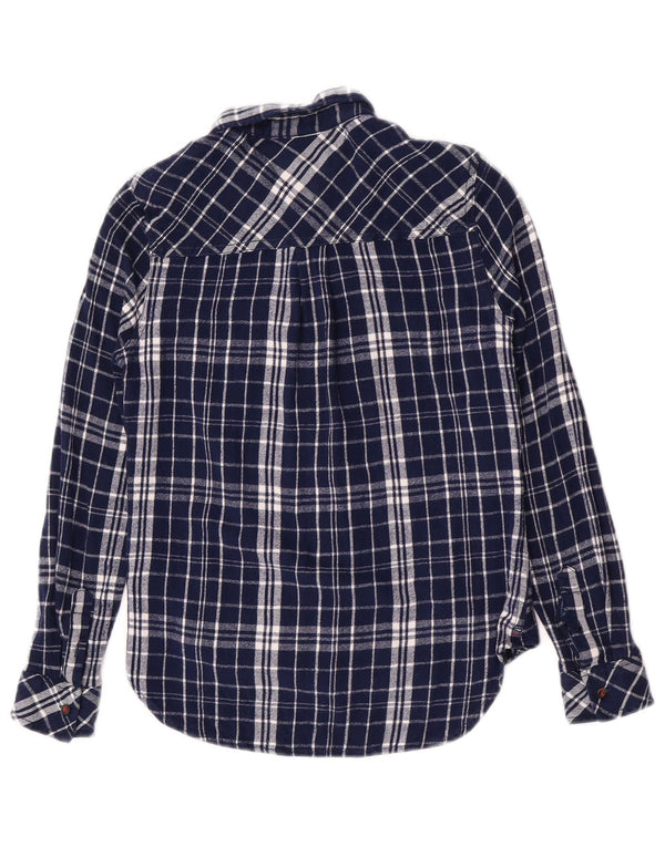 Tommy Hilfiger piger flannelskjorte 8-9 år Lille marineblå ternet viskose