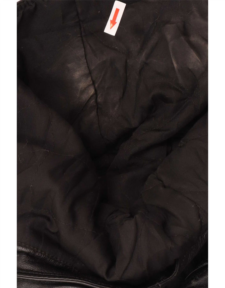 Conbipel Herre Hooded Duffle Læderjakke IT 56 2XL Sort