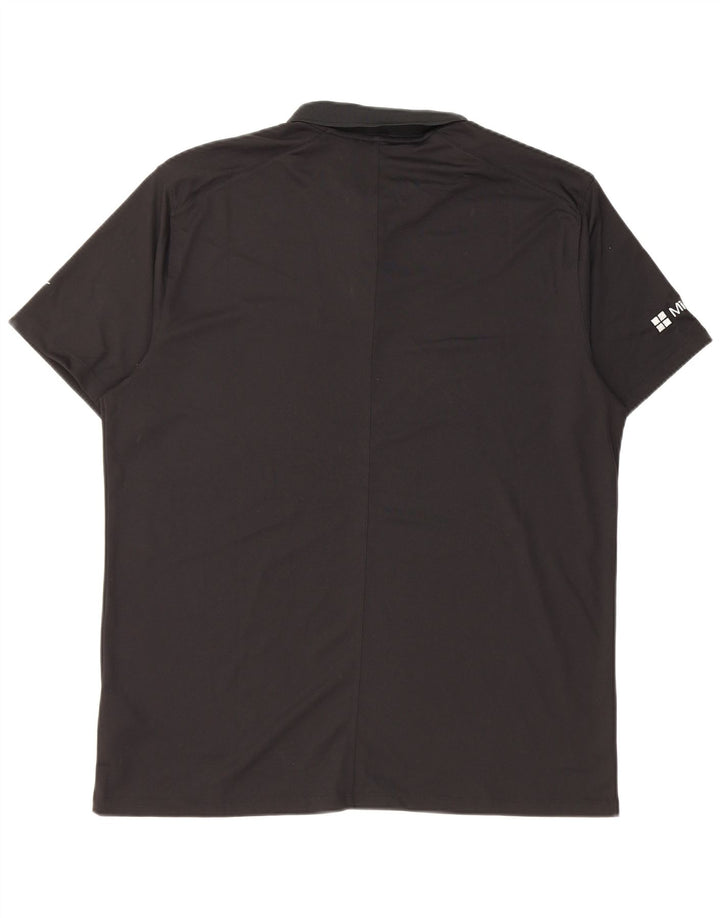 Nike Herre Dri Fit Polo Shirt Stor sort polyester
