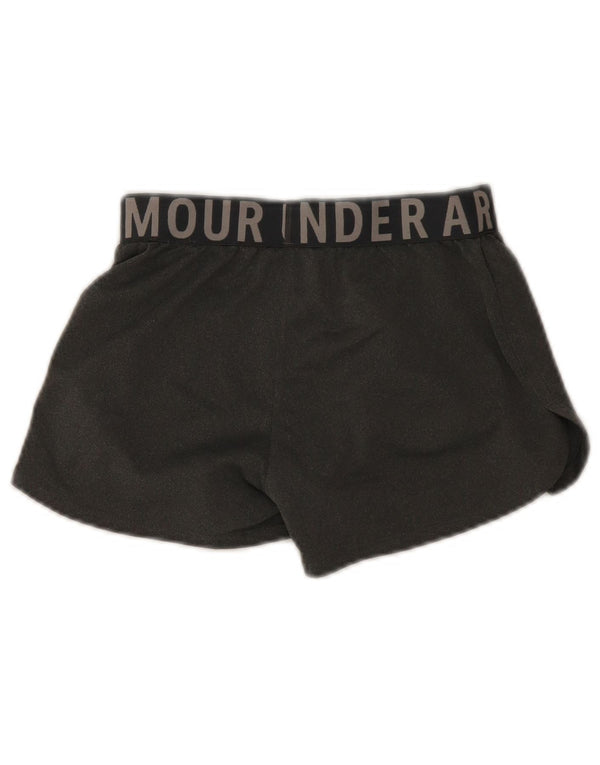 Under Armour Girls Heat Gear Grafiske sportsshorts 9-10 år Medium Grå