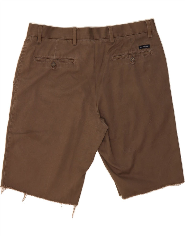 DOCKERS Mens Chino Shorts W34 Large Brown Cotton Vintage Dockers and Second-Hand Dockers from Messina Hembry 