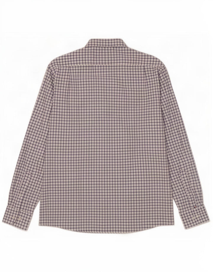 Tommy Hilfiger Herreskjorte str. 16 1/2 Stor hvid ternet bomuld