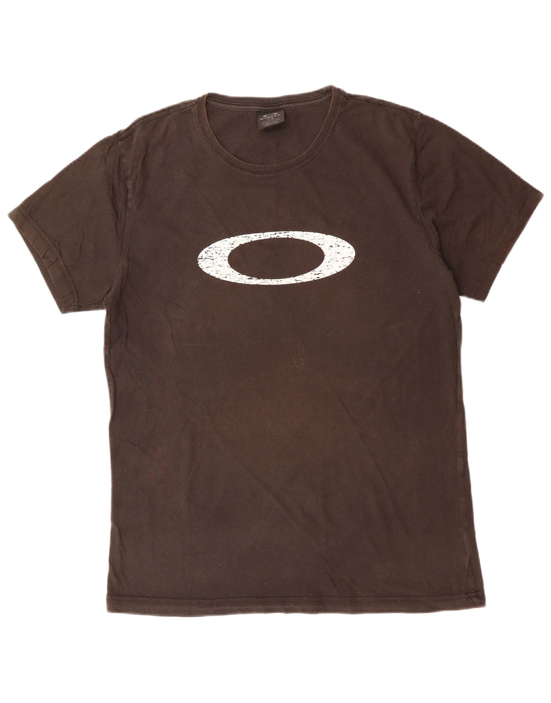 OAKLEY Herre Grafisk T-Shirt Top Stor Brun