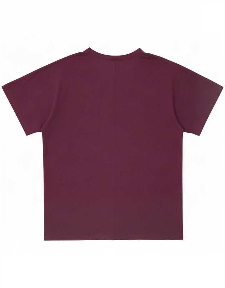 Zara Dame Oversized T-Shirt Top UK 20 2XL Lilla