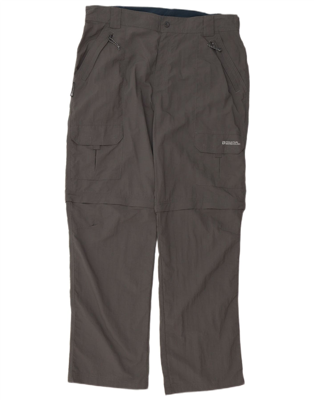 Mountain Warehouse Herre Straight Cargo Bukser W38 L34 Grå Nylon