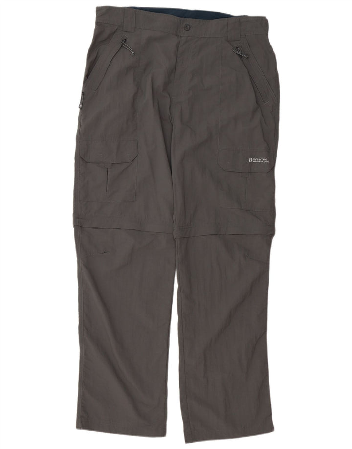 Mountain Warehouse Herre Straight Cargo Bukser W38 L34 Grå Nylon