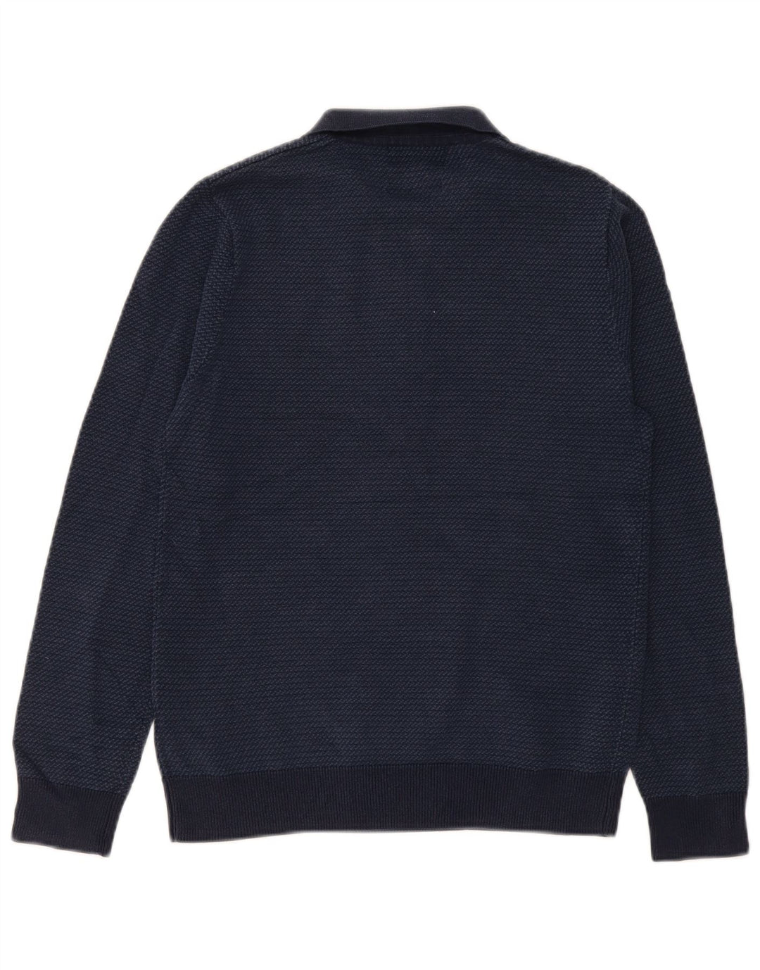 Marks & Spencer herre skræddersyet pasform polo hals sweater lille marineblå