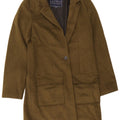 Jack Wills Dame Oversized Overfrakke UK 10 Small Khaki Polyester