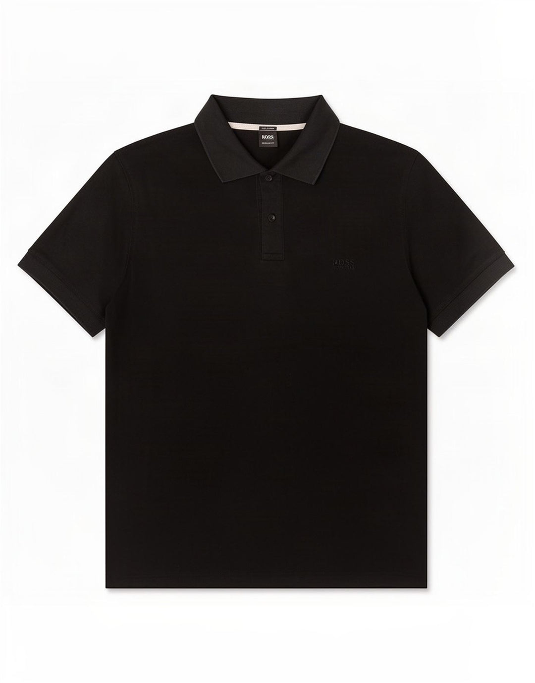 Hugo Boss Herre Regular Fit Polo Shirt 2XL Sort Bomuld