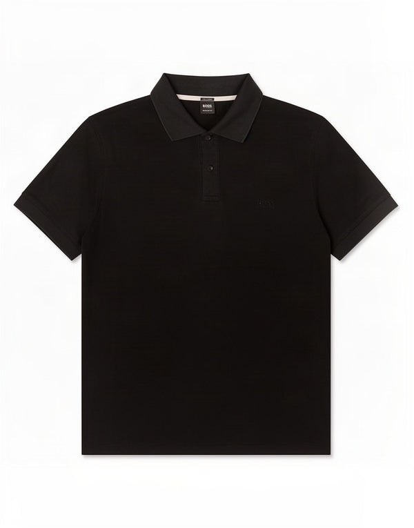 Hugo Boss Herre Regular Fit Polo Shirt 2XL Sort Bomuld