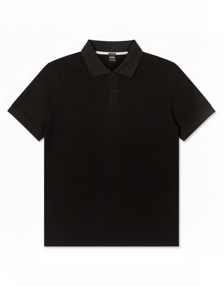 Hugo Boss Herre Regular Fit Polo Shirt 2XL Sort Bomuld