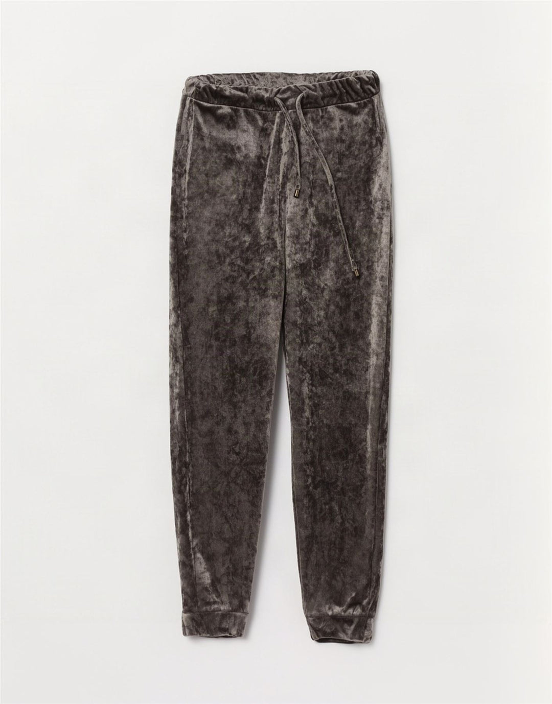 Marks & Spencer Dame Velour Træningsdragt Bukser Joggers UK 8 Small Grey