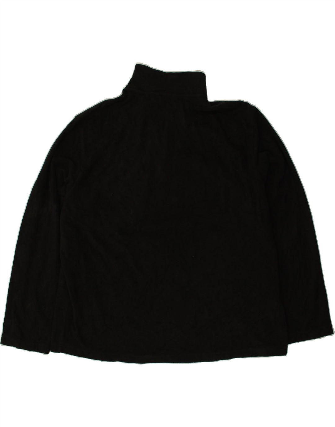 STARTER Mens Zip Neck Fleece Jumper 2XL Black Polyester Vintage Starter and Second-Hand Starter from Messina Hembry 