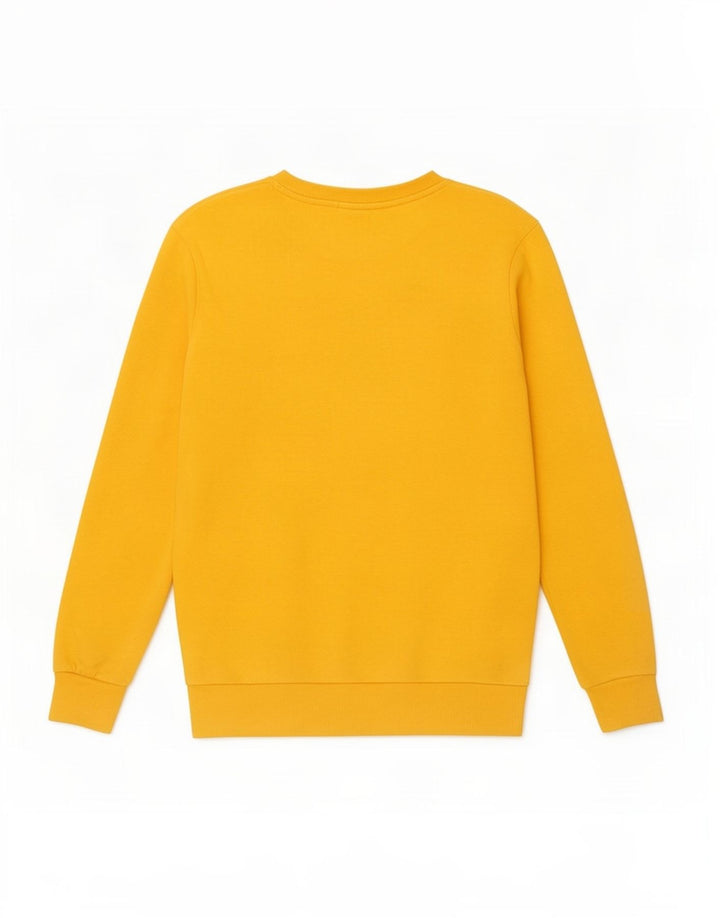Zara Herre sweatshirt Jumper Medium Gul Bomuld