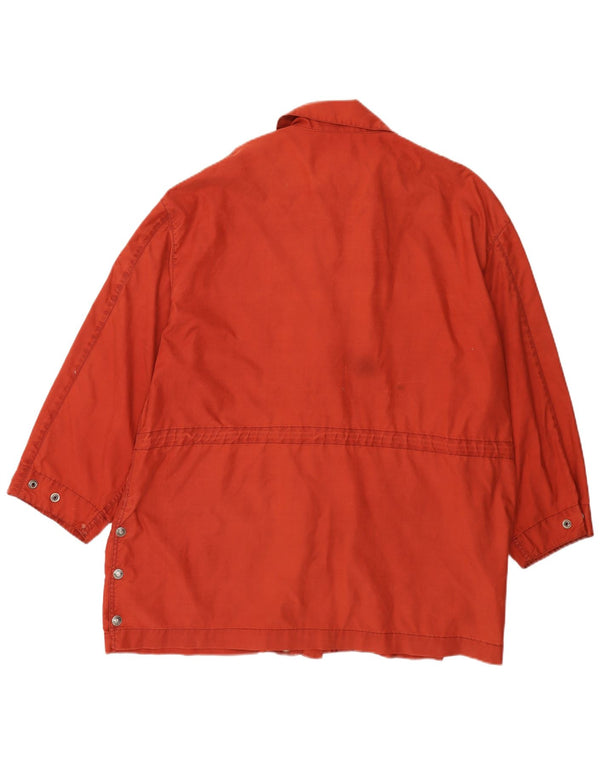 Ocean Star Womens Oversized Utility Jacket IT 46 Large Burgundy