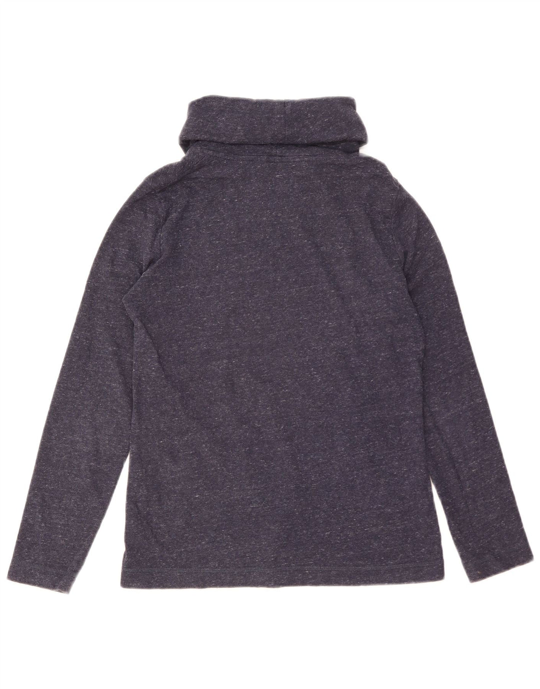 Marks & Spencer Dame Sweatshirt Jumper UK 10 Small Navy Blue Flecked